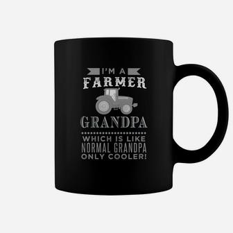 I'm A Farmer Grandpa Jobs Gift Ideas T Shirt Coffee Mug - Seseable