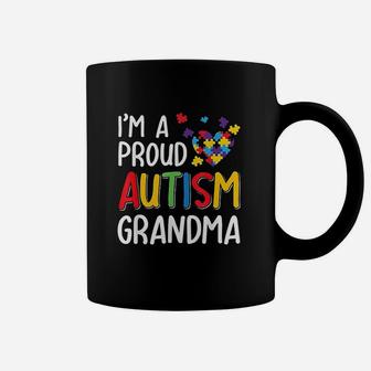 Im A Proud Autism Grandma Autism Awareness Coffee Mug - Seseable