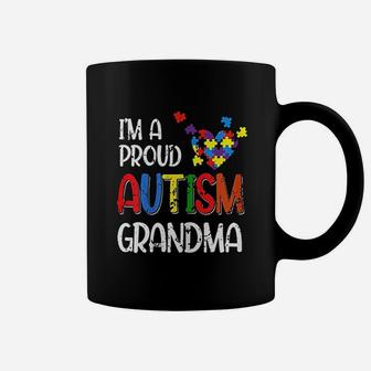 Im A Proud Autism Grandma Autism Awareness Coffee Mug - Seseable