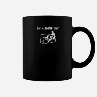 Im A Simple Guy French Bulldog Minimalist Coffee Mug - Seseable