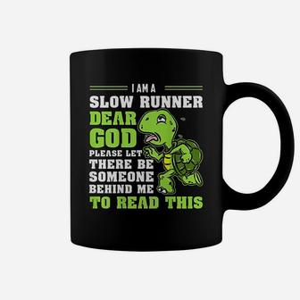 Im A Slow Runner Turtle Funny Marathon Running Run Gift Coffee Mug - Seseable