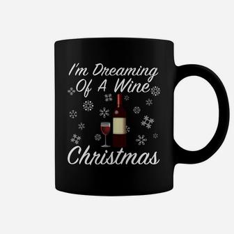 Im Dreaming Of A Wine Christmas Christmas Wine Coffee Mug - Seseable