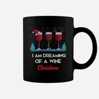 Im Dreaming Of A Wine Christmas Wine Lover Gifts Coffee Mug - Seseable