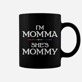 Im Momma Shes Mommy Lesbian Mothers Day Coffee Mug - Seseable