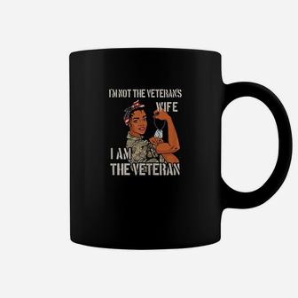 Im Not Veterans Wife Im Veteran Veterans Day Coffee Mug - Seseable