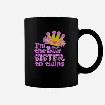 Im The Big Sister To Twins, sister presents Coffee Mug - Seseable