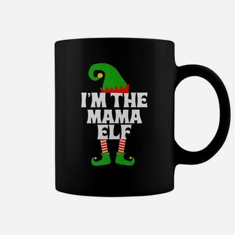 Im The Mama Elf Matching Family Group Christmas Coffee Mug - Seseable