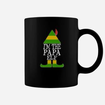 Im The Papa Elf Father Christmas Holiday Funny Dad Coffee Mug - Seseable
