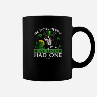 In Dog Beers Funny Boston Terrier St Patricks Day Coffee Mug - Seseable