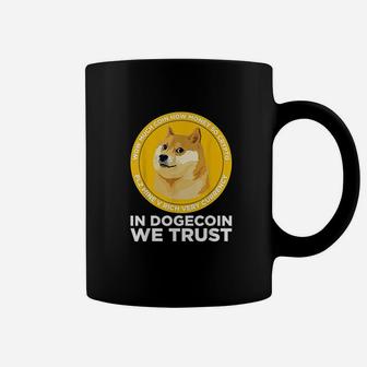 In Dogecoin We Trust Coffee Mug - Seseable