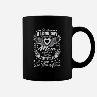 In Loving Memory Of My Mom Missing Mother Coffee Mug - Seseable