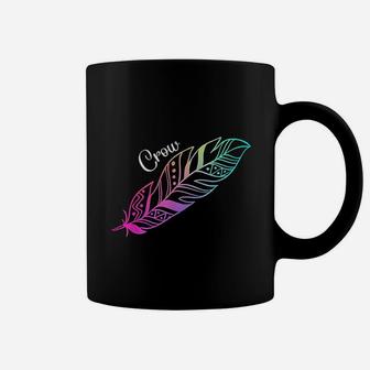Indigenous Feather Native American Crow Tribe Coffee Mug - Seseable