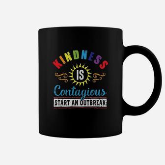 Inspirational Kindness Is Contagious Gift For Teachers Coffee Mug - Seseable