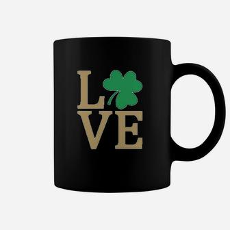 Irish Clover Love St Patricks Day Cute Irish Coffee Mug - Seseable