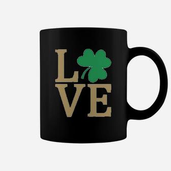 Irish Clover Love St Patrick's Day Cute Irish Coffee Mug - Seseable
