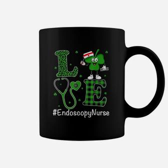 Irish Nurse St Patricks Day Love Endoscopy Nurse Life Coffee Mug - Seseable