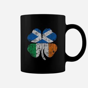 Irish Scottish Flag Ireland Scotland St Patricks Day Coffee Mug - Seseable