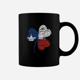 Irish Shamrock Texas Flag Coffee Mug - Seseable