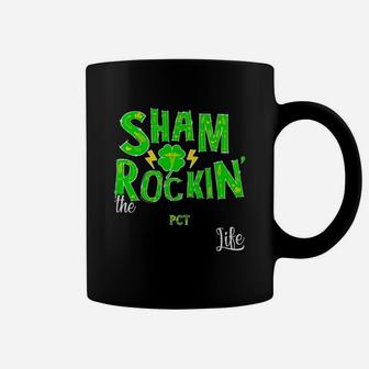 Irish St Patricks Day Sham Rocking The Pct Life Shamrock Funny Nursing Job Title Coffee Mug - Seseable