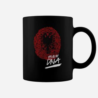 It Is In My Dna Albania Baby Proud Country Flag Coffee Mug - Seseable