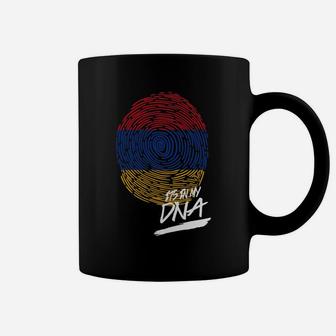 It Is In My Dna Armenia Baby Proud Country Flag Coffee Mug - Seseable
