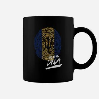 It Is In My Dna Barbados Baby Proud Country Flag Coffee Mug - Seseable