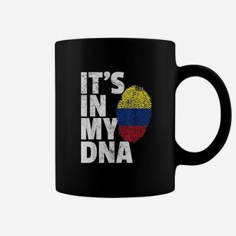 It Is In My Dna Colombian Colombia Flag National Pride Coffee Mug - Seseable