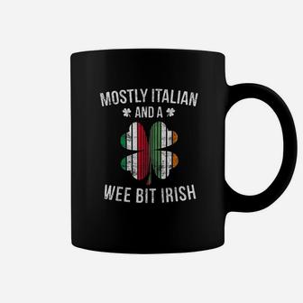 Italian Wee Bit Irish Italy Patrick Day Gifts Coffee Mug - Seseable