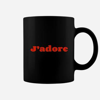 J Adore I Love Vintage French Coffee Mug - Seseable