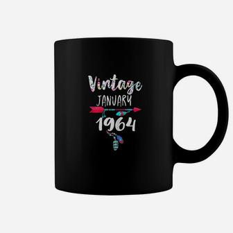 January Girls 1964 Birthday Gift 58thears Vintage Since 1964 Coffee Mug - Seseable