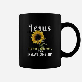 Jesus Its Not A Religion It Is A Relationship Coffee Mug - Seseable