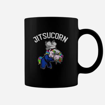 Jitsu Unicorn Brazilian Jiu-jitsu And Bjj Gift Coffee Mug - Seseable