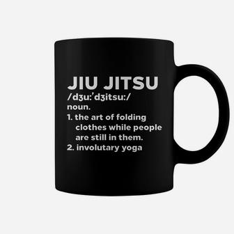 Jiu Jitsu Definition Funny Bjj Brazilian Martial Arts Gift Coffee Mug - Seseable