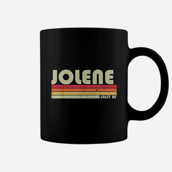 Jolene Gift Name Personalized Retro Vintage 80s 90s Birthday Coffee Mug - Seseable