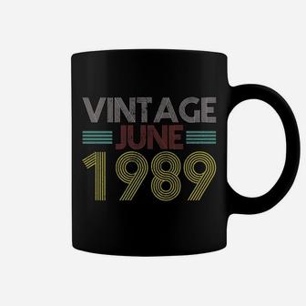 June 1989 Retro 33 Years Old Vintage 33rd Birthday Gift Coffee Mug - Seseable