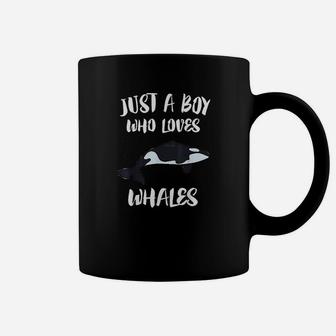 Just A Boy Who Loves Whales Killer Whale Orca Gift Coffee Mug - Seseable