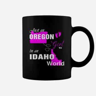 Just A Girl In Idaho World Coffee Mug - Seseable