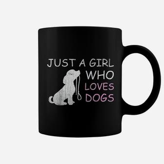 Just A Girl Who Loves Dogs Funny Gift For Dog Lovers Coffee Mug - Seseable