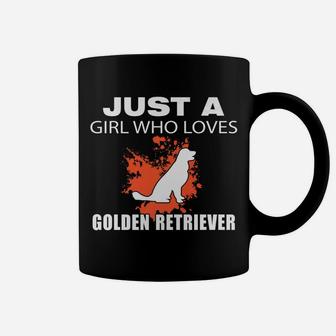 Just A Girl Who Loves Golden Retriever Dog Lovers Coffee Mug - Seseable