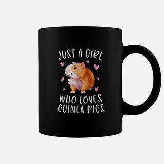 Just A Girl Who Loves Guinea Pigs Funny Cavy Gifts Coffee Mug - Seseable