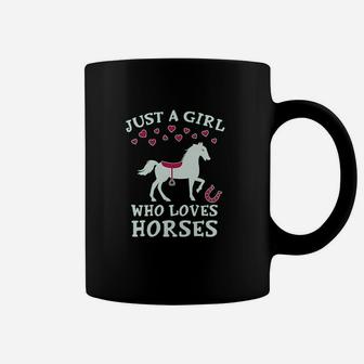 Just A Girl Who Loves Horses Horse Lover Gift Coffee Mug - Seseable
