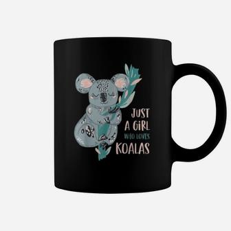 Just A Girl Who Loves Koala Bear Cute Gift Coffee Mug - Seseable