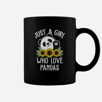 Just A Girl Who Loves Pandas Funny Panda Lover Gift Coffee Mug - Seseable