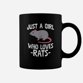 Just A Girl Who Loves Rats Rat Lover Gift Coffee Mug - Seseable