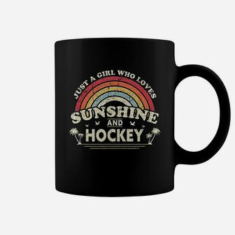 Just A Girl Who Loves Sunshine And Hockey Coffee Mug | Seseable UK