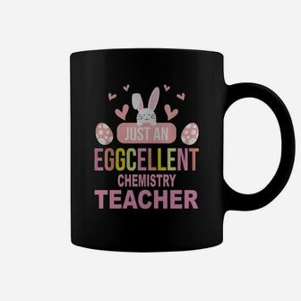 Just An Eggcellent Chemistry Funny Gift For Easter Day Teaching Job Title Coffee Mug - Seseable