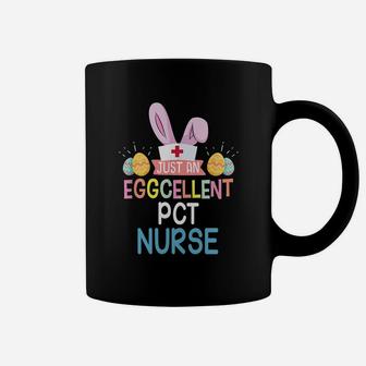 Just An Eggcellent Pct Easter Sunday Nursing Job Title Coffee Mug - Seseable