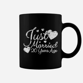 Just Married 20 Years Ago 20th Anniversary Couple Coffee Mug - Seseable