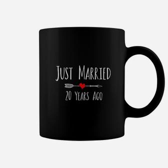 Just Married 20 Years Ago Anniversary Husband Wife Gift Coffee Mug - Seseable