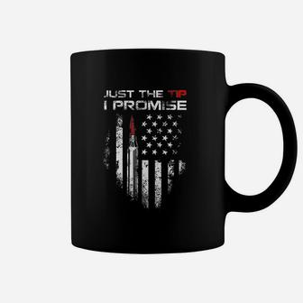 Just The Tip I Promise Veteran Us Flag Coffee Mug - Seseable